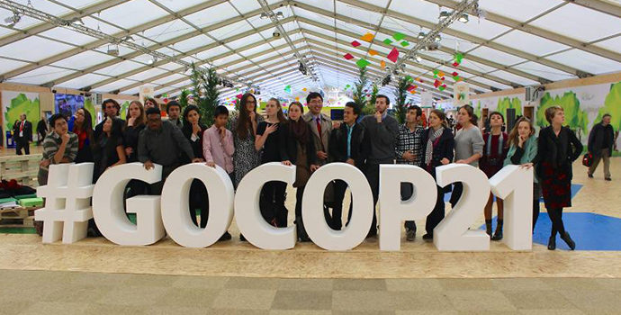 students at COP21