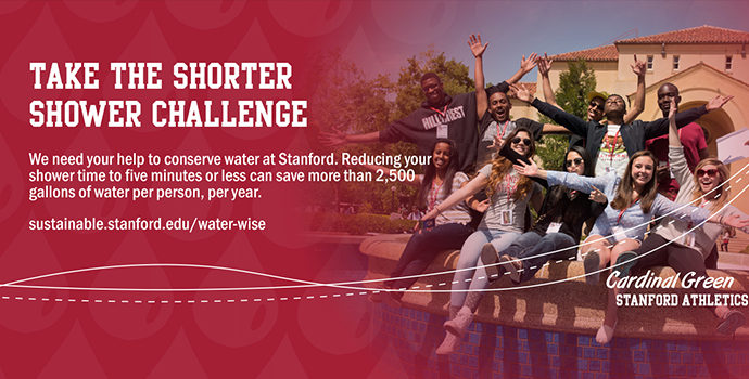 promotional message for the shorter shower challenge